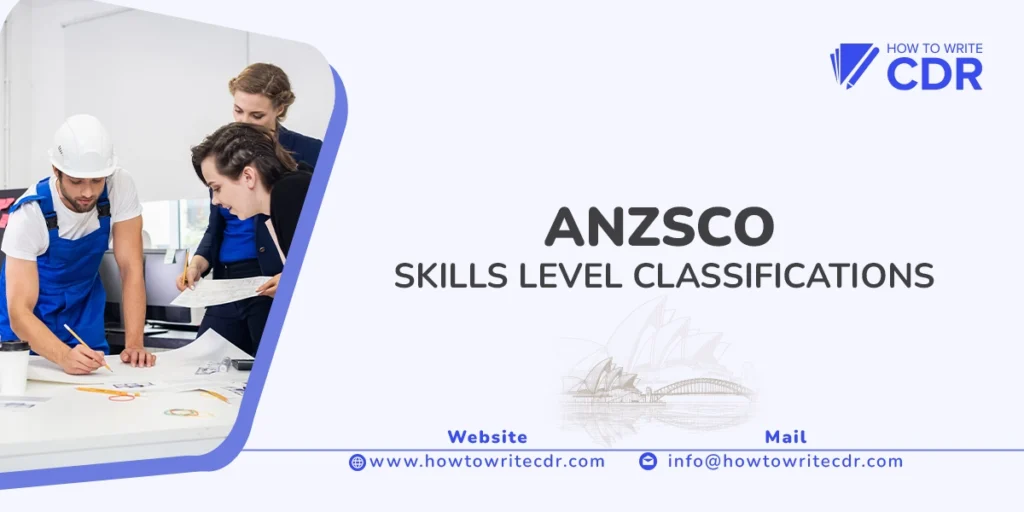 ANZSCO SKILLS LEVEL CLASSIFICATIONS