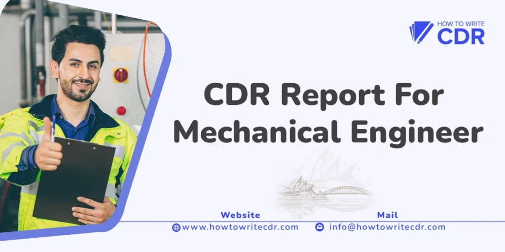 CDR REPORT FOR MECHANICAL ENGINEER (ANZSCO CODE: 233512)