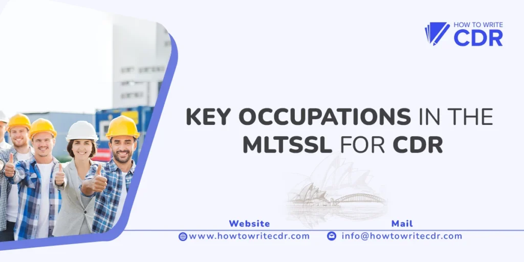 KEY OCCUPATIONS IN THE MLTSSL FOR CDR