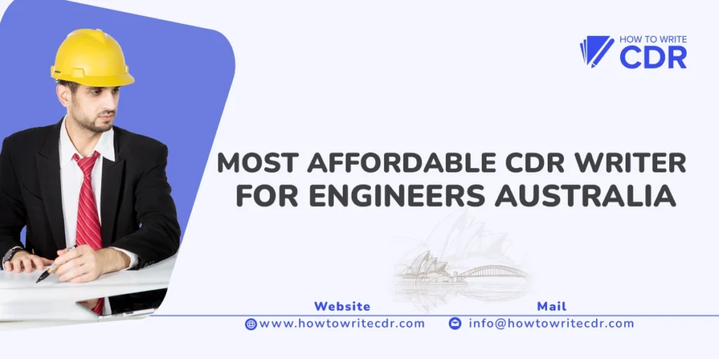 MOST AFFORDABLE CDR WRITER FOR ENGINEERS AUSTRALIA