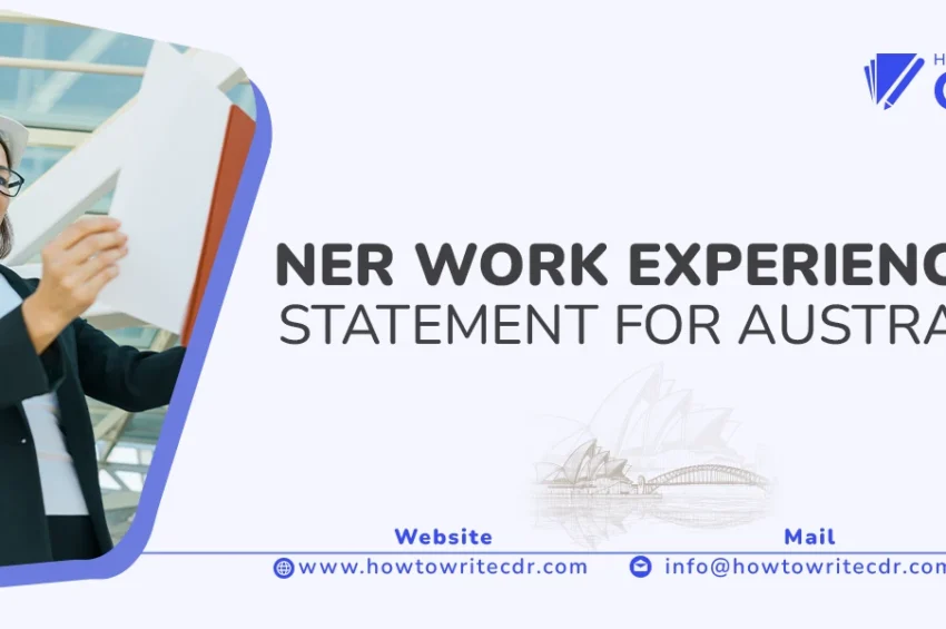 NER WORK EXPERIENCES STATEMENT FOR AUSTRALIA