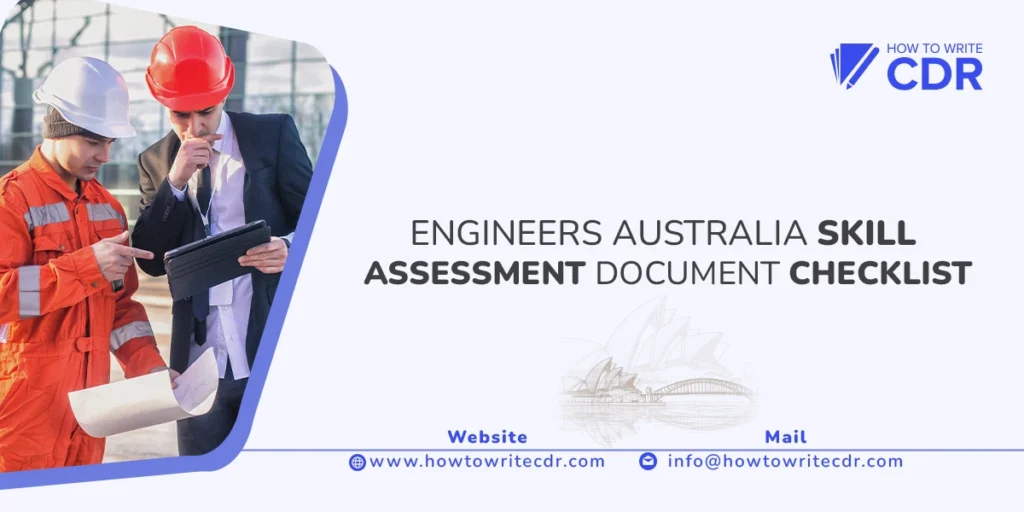 ENGINEERS AUSTRALIA SKILL ASSESSMENT DOCUMENT CHECKLIST
