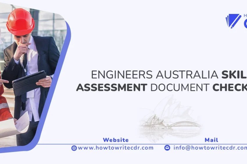 ENGINEERS AUSTRALIA SKILL ASSESSMENT DOCUMENT CHECKLIST